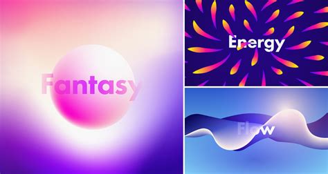 Designer Uses Beautiful Gradients And Abstract Shapes To Describe Meanings Of Words