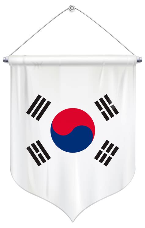 South Korean flag set collection 13213955 PNG