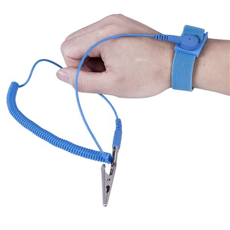 Anti Static Wrist Strap with Grounding Wire Adjustable Discharge Band Australia - Sunfounder ...