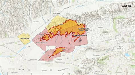 Mountain Fire map: Where is the Ventura County wildfire burning now and how big has it gotten ...