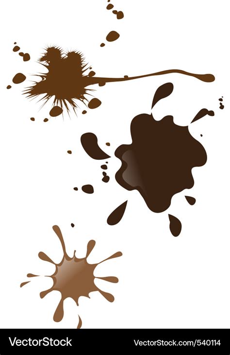 Mud splatter Royalty Free Vector Image - VectorStock