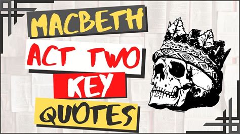 Macbeth Act Two Summary With Key Quotes - YouTube