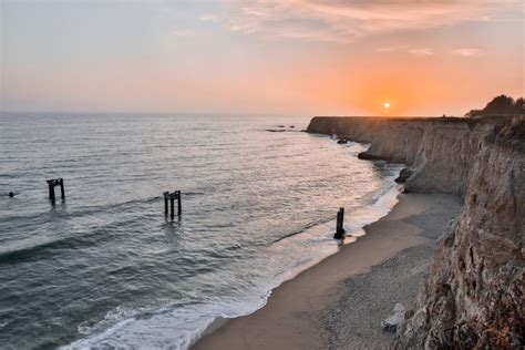 Davenport Pier Beach, Davenport, CA - California Beaches