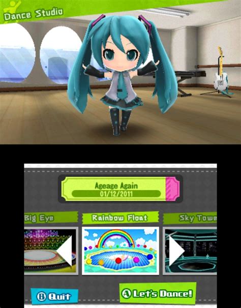 Hatsune Miku: Project MIRAI DX (3DS) Screenshots