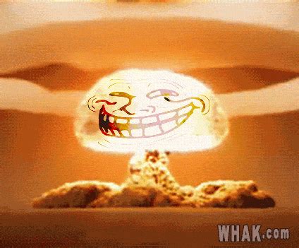 Troll Face GIF Animations For Trolling: LOLcats Meet Trolls, Atomic ...