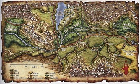 Map from the Red Hand of Doom module in Dungeons & Dragons in 2020 | Fantasy map, Map, World of ...