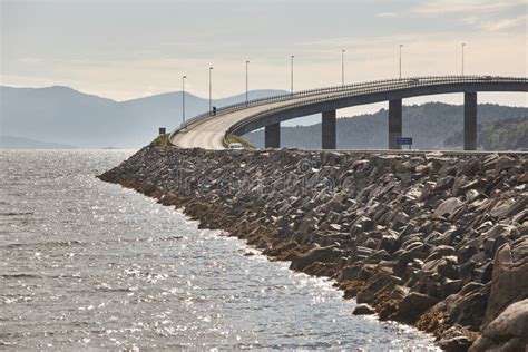 Norway. Atlantic Ocean Road. Bridge Over the Ocean. Travel Europe. Stock Image - Image of europe ...