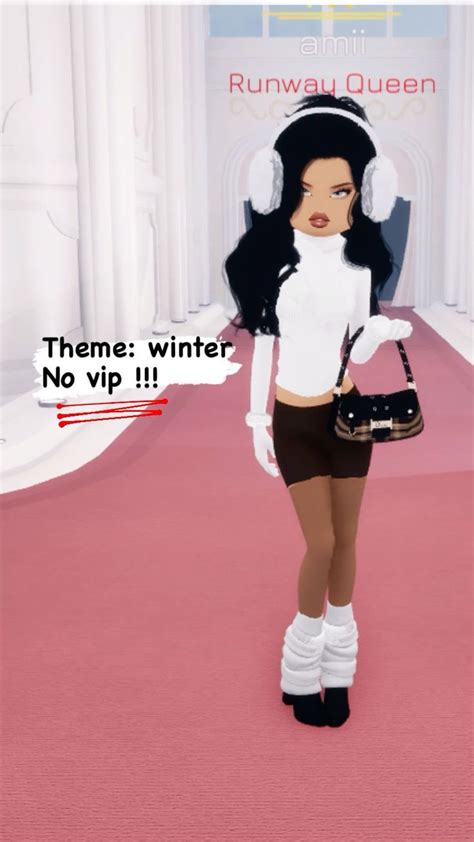 Dress to impress / dti roblox outfit theme : winter no vip! in 2024 ...