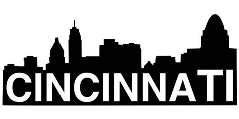 Cincinnati Skyline Drawing | Free download on ClipArtMag