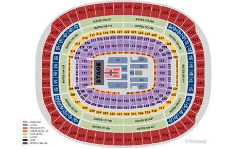 FedExField, Landover MD | Seating Chart View