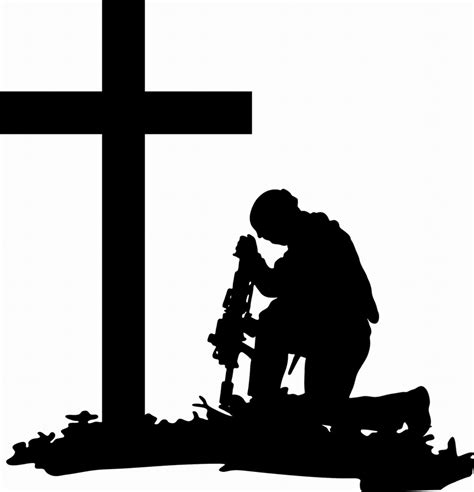 Free Soldier Praying Silhouette, Download Free Soldier Praying Silhouette png images, Free ...