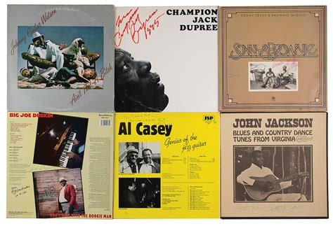 Blues Musicians Lot of (6) Signed Albums | RR Auction