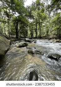 Beautiful Scenery Sungai Congkak Waterfall Semenyih Stock Photo 2387146687 | Shutterstock