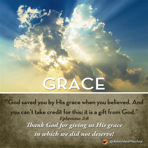 Thank God for giving us His grace in which we did not deserve! | Gods grace quotes, Grace quotes ...