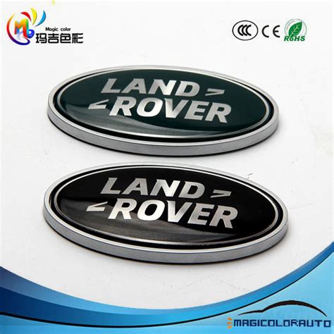 Land Rover Black Green Oval Rear Tailgate Trunk Side Fenders Emblem ...