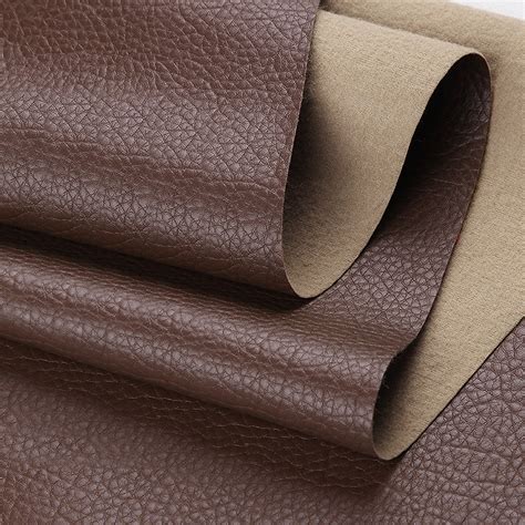 "ANMINY Imitation Vinyl Faux Leather Fabric for Sewing, Pleather ...