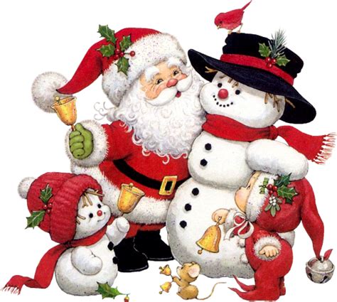 Cute Snowman Santa and Kid Clipart | Christmas, Christmas cards ...