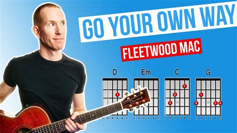 Go Your Own Way ★ Fleetwood Mac ★ Acoustic Guitar Lesson [with PDF] - YouTube