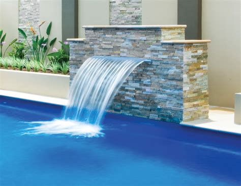 The Cascade Water Feature & Pool Accessory - Leisure Pools USA