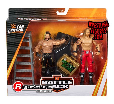 Seth Rollins & Edge - WWE Fan Central 2 - Pack WWE Toy Wrestling Action Figure by Mattel!