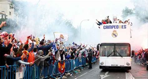 Real Madrid Celebrate Champions League Victory With Fans • Channels ...