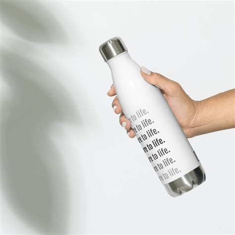 More to Life – Stainless Steel Water Bottle » Live Learn Innovate ...