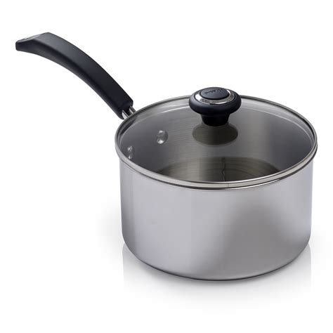 Prestige Stainless Steel Saucepan 20cm | Wilko