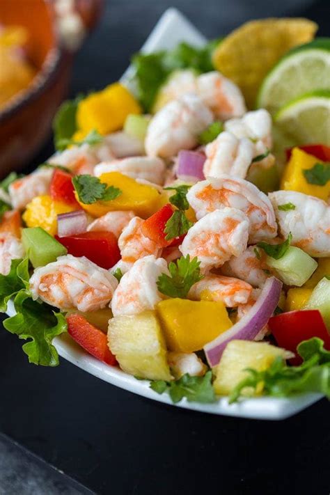 Mango + Shrimp Ceviche - Simple Healthy Kitchen