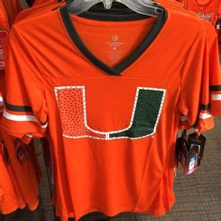 Ladies all about the you V-neck shirt with all the bling! Get it at miamifanwear.com Hurricanes ...