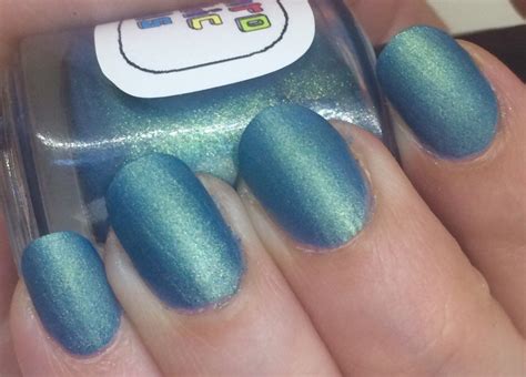 Rules of Acquisition Nail Polish - matte brilliant metallic blue-green ...