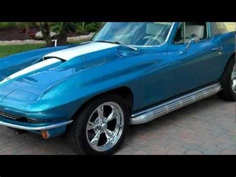 1967 Corvette 427/390HP Factory A/C Marina Blue NEW White & Blue Interior One of my all time ...