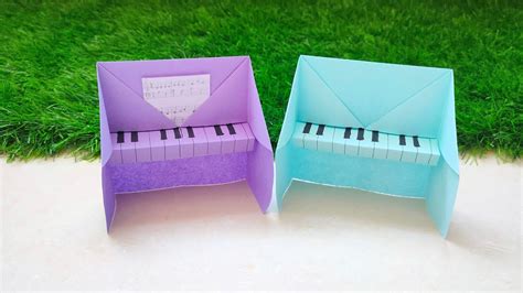 Origami Paper Piano 🎹 - how to make easy piano with paper - Paper crafts - YouTube