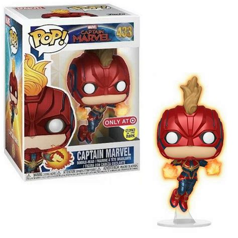 Captain Marvel #433 - Captain Marvel Funko Pop! [GiTD Target Exclusive – A1 Swag