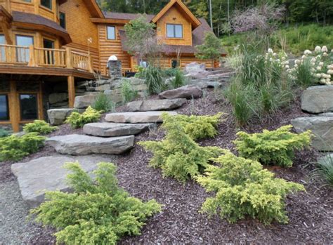 Magnificent Landscaping Ideas Involving Stone Steps | Home landscaping, Backyard layout ...