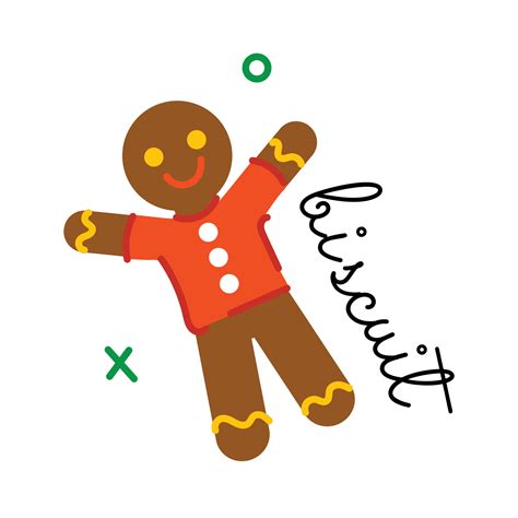 Trendy Gingerbread Cookie 43071321 Vector Art at Vecteezy