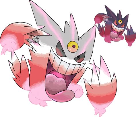 094 - Mega Gengar (Shiny) by Tails19950 on DeviantArt