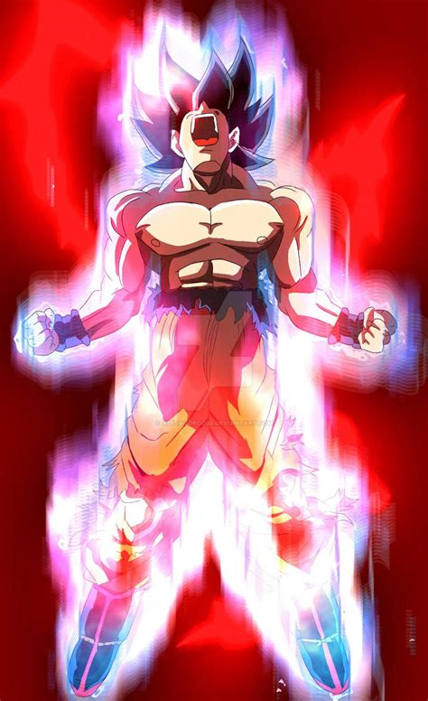 Goku Ultra Instinto + Kaioken by Alejandrors23 on DeviantArt