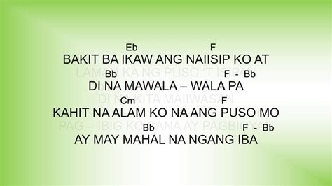 Bakit ba ikaw By: Michael Pangilinan || Chords and Lyrics - YouTube