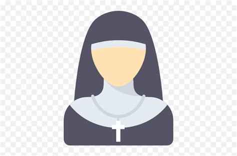 Nun Icons - Nun Cartoon Png Emoji,Catholic Emojis - free transparent ...