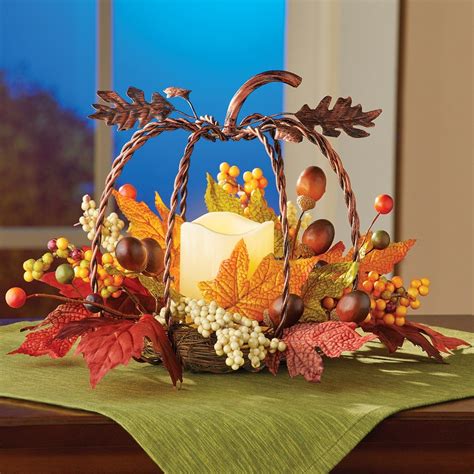 Pin by Kelly Lunick on Fall / Thanksgiving | Metal pumpkins, Fall floral centerpieces, Fall decor