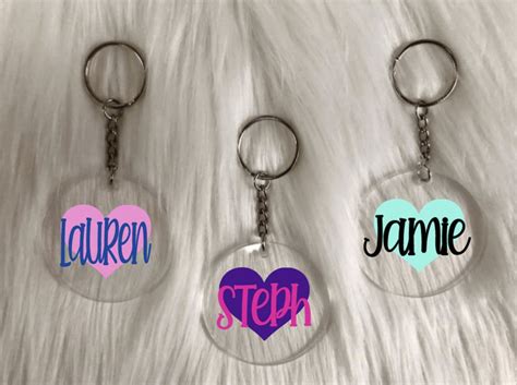 Customized Name Keychains Custom Keychain Personalized Name - Etsy