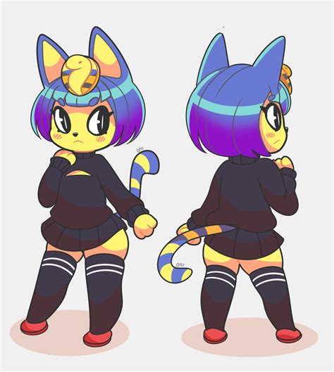 Ankha ( Casual Outfit) by OnigiriPunch on DeviantArt