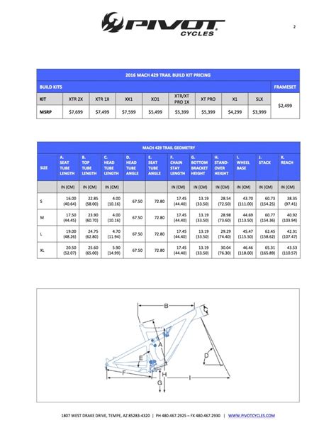 Pivot Bikes Size Chart Hotsell | fabricadascasas.com