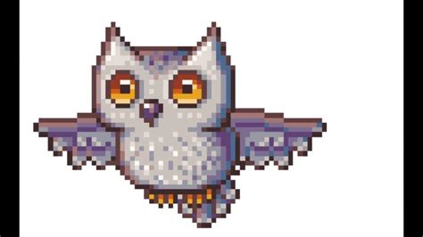 Owl pixel art. | Minecraft Amino