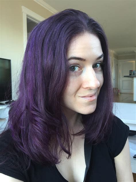 Punky colour plum on unbleached hair.. I love it! : r/FancyFollicles