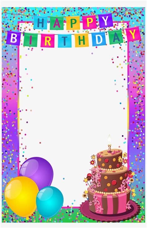 Transparent Happy Birthday Frame Png Happy Birthday Frame,, 40% OFF