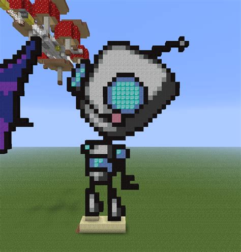 Minecraft Pixel Art - Random Robot... by PeterRaskThorstensen on DeviantArt