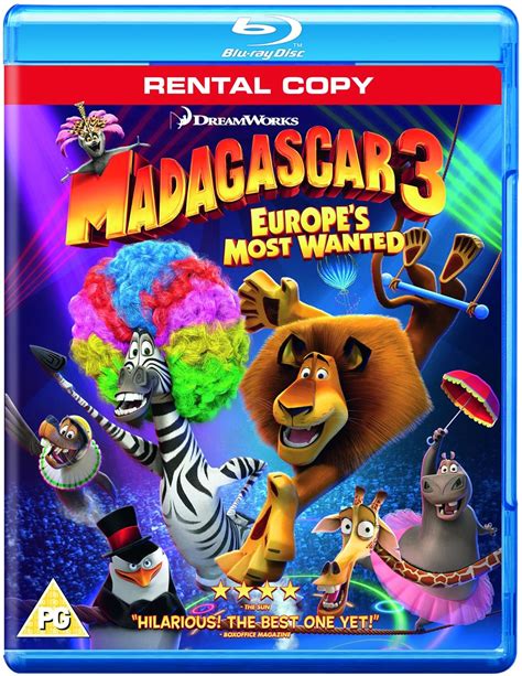 Amazon.com: Madagascar 3 - Europe's Most Wanted [Blu-ray] [Region A & B ...