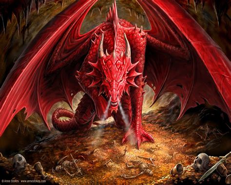 Bilder Drachen Anne Stokes Dragons Lair Fantasy