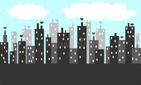 Cartoon City Skyline Stock Illustrations – 25,108 Cartoon City Skyline ...